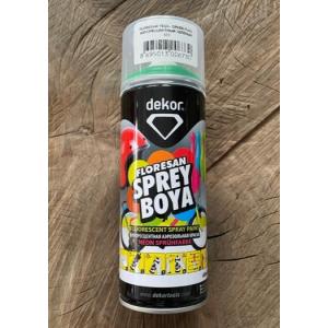 DEKOR 400ML FLORESAN YEŞİL SPREY BOYA YEŞİL EFEKT SPREY BOYA