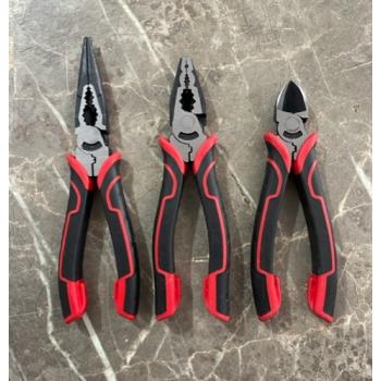 KC TOOLS ÇELİK ÇOK AMAÇLI FİT PENSE SETİ 180MM PENSE YANKESKİ KARGABURUN 3LÜ