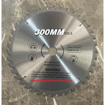 ŞAHİN 300MM ELMAS TESTERE SUNTA MDF AHŞAP ODUN KESME TESTERESİ GÖBEK ÇAPI 3CM