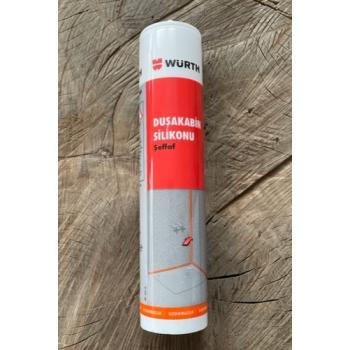 WÜRTH ŞEFFAF DUŞAKABİN SİLİKONU YAPIŞTIRICI BANYO SİLİKONU 310ML