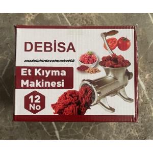 DEBİSA ÇELİK DÖKÜM 12NO KIYMA MAKİNASI SALÇA ÇEKME MAKİNASI ELLE ÇEVİRMELİ