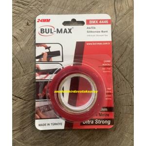 BULMAX 24MM ÇİFT TARAFLI AKRİLİK BAND ŞEFFAF BAND SİLİKON BANT EXTRA GÜÇLÜ 1,4MT