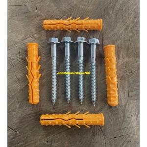 DMR 16MM DÜBEL VİDA DELİNATÖR VİDASI PARK DUBA DÜBEL VİDASI 10CM 4 ADET