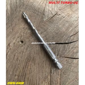 DWK PRO 6MM KADEMELİ MULTİ UÇ METAL DELME UCU AHŞAP SAC MERMER DELME UCU