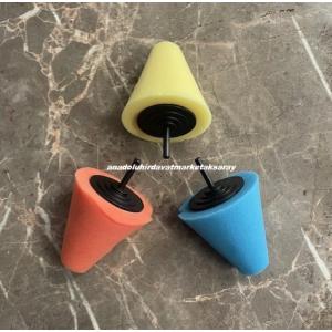 RDX PASTA CİLA SÜNGERİ KONİK ÜÇGEN SÜNGER JANT VE OTO PARLATMA SÜNGERİ 3LÜ