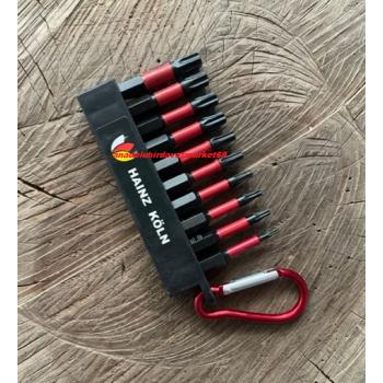 HNZ KÖLN MIKNATISLI TORK UÇ SETİ TORK UÇ TAKIMI T6MM DEN T40 KADAR 10PCS