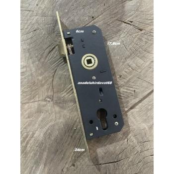 MAR SİLİNDİRLİ KİLİT YALE GÖMME KAPI KİLİDİ AHŞAP METAL KAPI KİLİDİ BARELSİZ 35MM