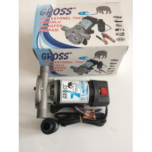 GROSS 12 VOLT YAĞ MAZOT SIVI AKTARMA POMPASI 1 İNÇ YERLİ 32 MM