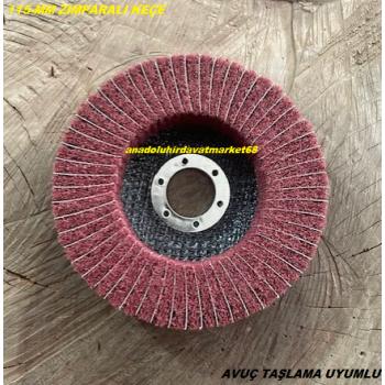DMR 115MM ZIMPARA KEÇE BALTA BIÇAK BİLEME KEÇESİ PARLATMA KEÇESİ POLİSAJ MOP KEÇE ÇAP 11 CM