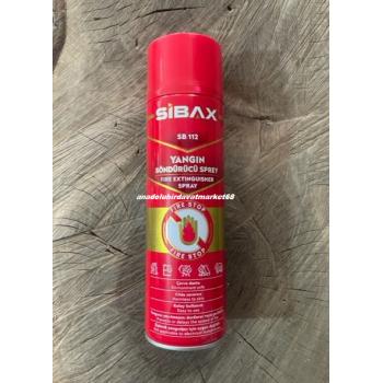 SİBAX PRO ARAÇ YANGIN SÖNDÜRME SPREYİ YANGIN SÖNDÜRÜCÜ SPREY 600ML