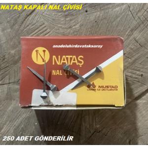 NATAŞ ÇELİK NAL ÇİVİSİ 1 KALİTE AT NALI ÇİVİSİ KAPALI NAL ÇİVİSİ 250 ADET 37MM