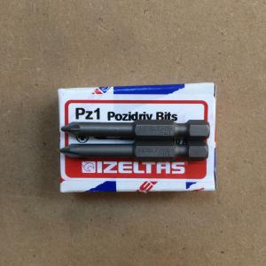 İZELTAŞ PH1 PZ1 İNCE YILDIZ BİTS SIKMA UÇ 50 MM 2 ADET