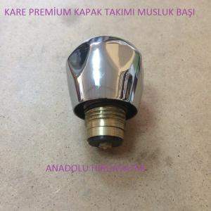 KARE PREMİUM MUSLUK BAŞI KAPAK TAKIMI PİRİNÇ KALİTELİ ÜRÜN