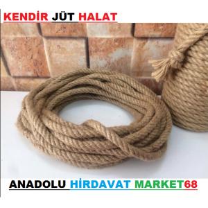 8MM KENDİR JÜT HALAT URGAN KURBAN YIKMA İPİ DEKORATİF HALAT 10 MT