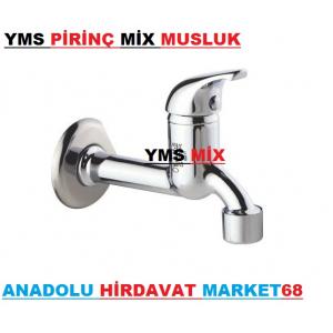 YMS MİX MUSLUK AÇ KAPA MUSLUK UZUN PİRİNÇ 1 KALİTE TSE GARANTİLİ