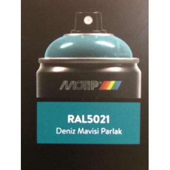 MOTİP CARAT 400 ML RAL 5021 DENİZ MAVİSİ AKRİLİK SPREY BOYA