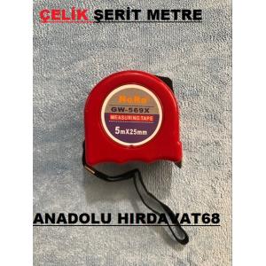 NORA 5 METRE ÇELİK ŞERİT 5 METRE ÖLÇÜM METRESİ GW569