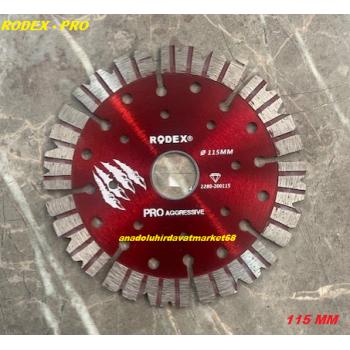 RDX PRO 115MM ELMAS BETON KESME DİSKİ TAŞ SERAMİK TUĞLA GRANİT KESİCİ ELMAS TURBO2X