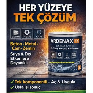 ARDNAX TERAS SU SIZDIRMAZ HAVUZ YALITIMI SIZINTI ÖNLEYİCİ SU YALITIM REÇİNE ŞEFFAF 5LT