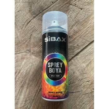 SİBAX MAT BEYAZ ÜSTÜN KALİTE TAMPON BOYASI SPREY BOYA MAT BEYAZ 400ML