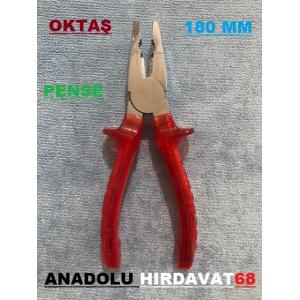 OKTAŞ 180MM PENSE KOMBİNE İZOLELİ PENSE NİKEL KAPLAMA