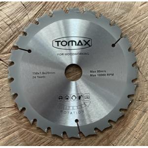 TOMAX 150MM ELMAS TESTERE AHŞAP MDF SUNTA KESİCİ GÖBEK 20MM