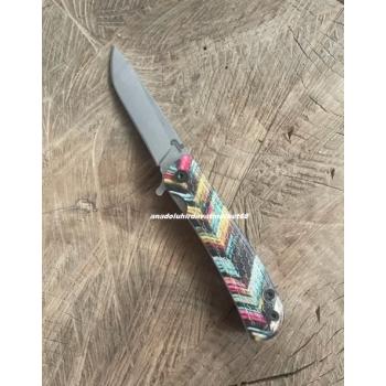 BRD 4116N ÇAKI ÖZEL ÇELİK ÇAKI CEP ÇAKISI KAMP ÇAKISI KLİPSLİ CARBON 18CM