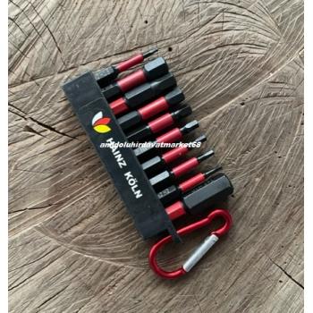 KÖLN MIKNATISLI ÇELİK ALYAN SETİ BİTS ALYAN UÇ TAKIMI 1,5MM DEN 10MM KADAR 10PCS