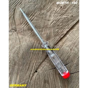 WÜRTH ELEKTRİK KONTROL KALEMİ DÜZ UÇLU TORNAVİDA 190MM GERMANY