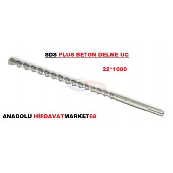 22*1000 BETON DELİCİ UÇ DUVAR DELME UCU HİLTİ UCU SDS PLUS UÇ