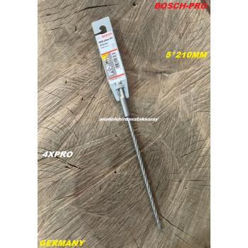 BOSCH PRO 4X 5*210 BETON DELME UCU TAŞ MERMER GRANİT DELME UCU 4ELMAS SDS PLUS 5MM