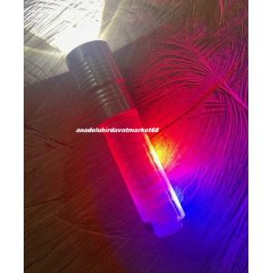 DMR 907 ŞEFFAF SÜPER ÇAKARLI EL FENERİ ŞARJLI EL FENERİ MIKNATISLI 8/1 FENER