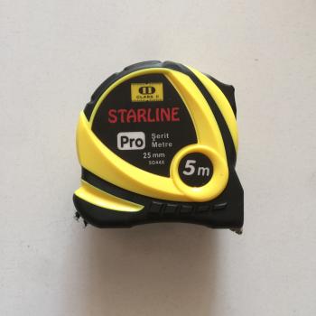 STARLİNE 5*25 MM YÜKSEK KALİTE PRO ÇELİK ŞERİT 5 METRE