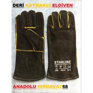 STARLİNE YÜKSEK KALİTE KAYNAKÇI ELDİVENİ E-084 DERİ ELDİVEN 10NO