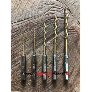 HSS BİTS AHŞAP DELME UCU METAL DELİCİ UÇ SETİ 1/4 UYUMLU 5PCS