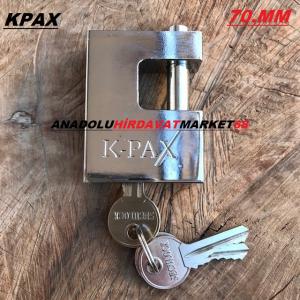 KPAX 70MM ÇELİK ASMA KİLİT KAYAR MİLLİ DÖKÜM ÇELİK ASMA KİLİT