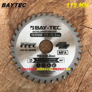 BAYTEC 115MM ELMAS TESTERE AHŞAP KESİCİ 115MM AVUÇ TAŞLAMALAR İÇİN