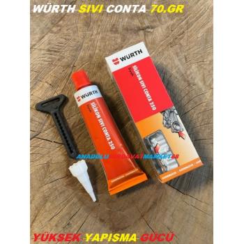 WÜRTH YÜKSEK ISI SİLİKONU ISIYA DAYANIKLI SİLİKON 70ML SİYAH RENK