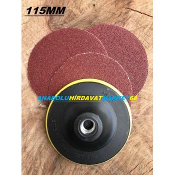 EMKA 115MM CIRT ZIMPARA ALTI 115MM CIRT ZIMPARA AHŞAP ZIMPARASI SET