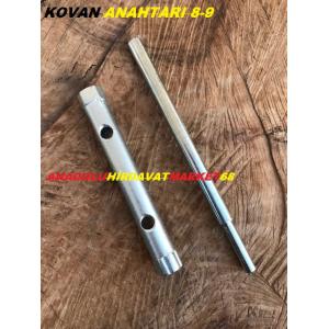 BHD ÇELİK KOVAN ANAHTARI 8-9 NO ANAHTAR BOY 10 CM ANAHTAR