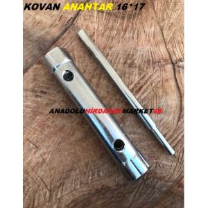 BHD ÇELİK KOVAN ANAHTARI 16*17 NO ANAHTAR BOY 12 CM ANAHTAR