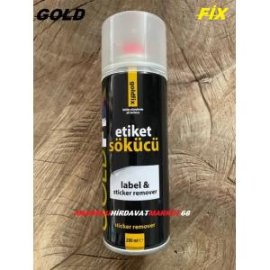 GOLDFİX 200ML ETİKET SÖKÜCÜ SPREY STİCKER SÖKÜCÜ SPREY