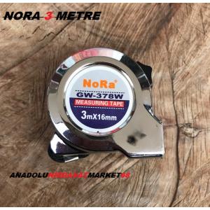 NORA 3METRE ÇELİK ŞERİT METRE ÖLÇÜM METRESİ