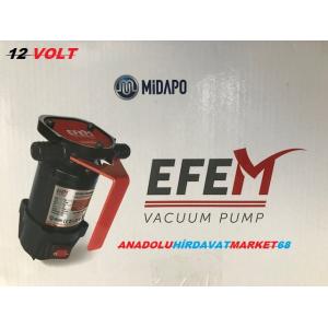 MİDAPO 12VOLT 3/4 MAZOT ÇEKME POMPASI YAĞ AKTARMA POMPASI