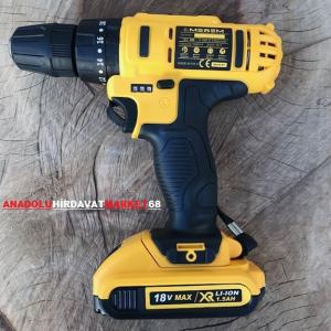 MEŞEM AKÜLÜ MATKAP DARBELİ ŞARJLI MATKAP 18VOLT 1,5AMP