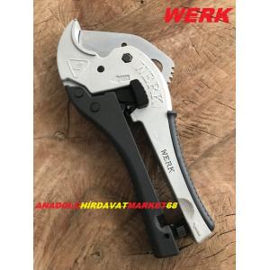 WERK PPRC PLASTİK BORU KESME MAKASI 42 MM PVC BORU KESME MAKASI