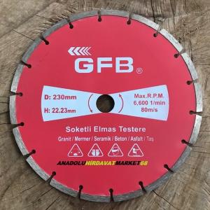 GFB 230MM SERAMİK KESİCİ GRANİT KESİCİ TESTERE MERMER ASFALT