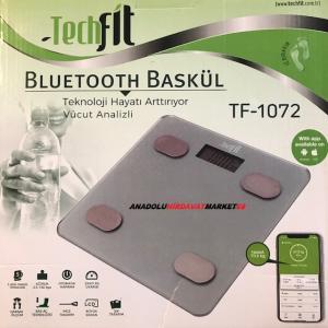 TECHFİT DİJİTAL BASKÜL TARTI BANYO BASKÜLÜ LCD ANALİZLİ 180KG