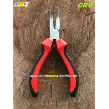 DHT EĞRİ UÇLU KARGABURUN PENSE 120MM CRV ÇELİK UÇLU