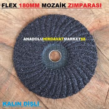 FLEX-BYT 180MM KALIN DİŞ MOZAİK SİLME TAŞI MERMER GRANİT SİLME ZIMPARASI C16 1 ADET 